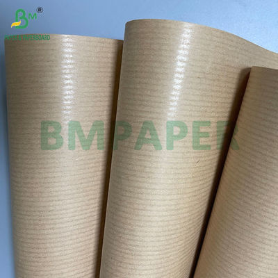 40GSM 50GSM 60GSM Çizgili Oluklu Kahverengi Kraft Kağıt Rulolar 750MM 1000MM