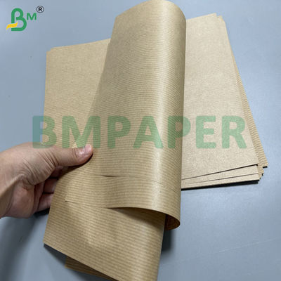 50gsm 60gsm 80 x 1100mm Gıda Sınıfı Çizgili Kraft Kağıdı Gıda Sarma Torbaları İçin