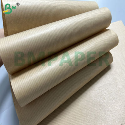 50gsm 60gsm 80 x 1100mm Gıda Sınıfı Çizgili Kraft Kağıdı Gıda Sarma Torbaları İçin