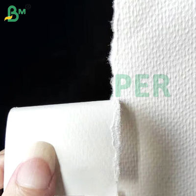 100g 110g Beyaz Teksturlu Pamuk Dayanıklılık Hızlı Kurutma Sanat Eğitim Resim Su boya kağıdı