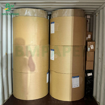 75gm 80gm 105gm Bubble Mailers Zarfları için Altın Kraft Kağıt Bobin