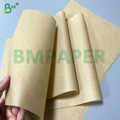 30gm 35gm Kahverengi Yağ Dayanıklı Sandviç Kağıdı Gıda Paketleri 18x18"