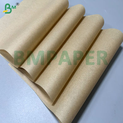 30gm 35gm Kahverengi Yağ Dayanıklı Sandviç Kağıdı Gıda Paketleri 18x18"