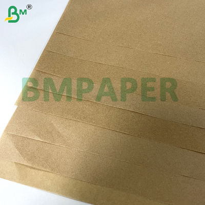 Yapışkan olmayan yağ geçirmez Kraft Silikon Kaplı Kağıt 45gm 50gm Palet Liner Barbekü için