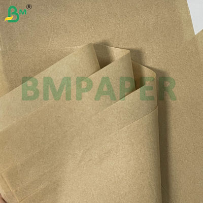 Kahverengi Beyaz Doğal Komposta edilebilir Yağ geçirmez Kağıt 45gm Wrap Liner Hot Dog Paketleme için