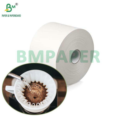 Gıda Sınıfı Ağartılmış Ağartılmamış 40GSM 50GSM Kahve Filtre Kağıdı Rulosu 1200mm