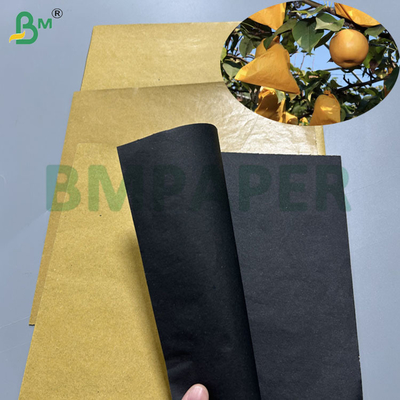 Mango koruyucu için 56 gram 370 mm 380 mm Rulo Kahverengi Meyve Torbası Kağıdı