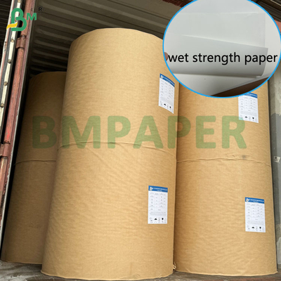 61cm Genişlik 68gm 70gm İçme şişesi etiketleri için yüksek ıslaklık kağıdı
