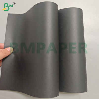 Alışveriş çantası için 80 gramlık yüksek dayanıklılıklı siyah kraft kağıt levhaları