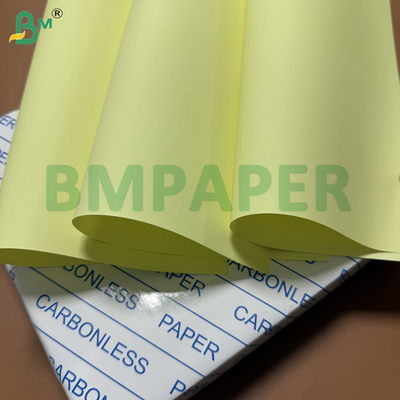 60gm 65gm Karbonsuz Kopya Kağıdı 8.5 X 11 inç CFB CF Kanarya Rengi CCP Kağıdı