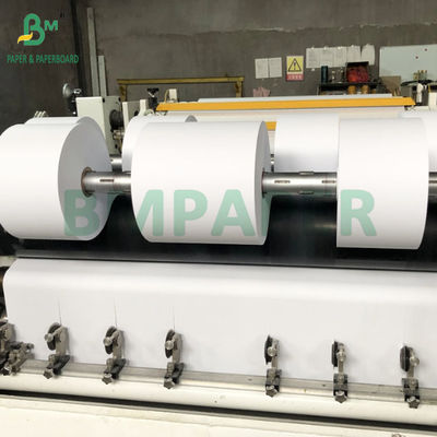 Siyah Görüntü 55gsm 65gsm 75gsm 80gsm Üstten Kaplamalı Termal Kağıt JUMBO Rulo