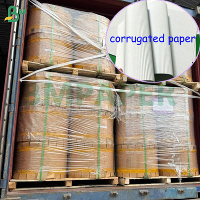 1.1mm Beyaz Tek Yüzlü F Flüt Kağıt Paket Karton 787 x 1092mm