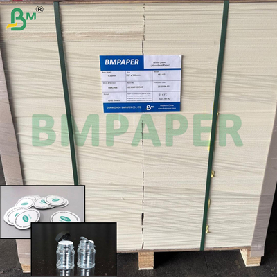 110gm 130gm İçecek Endüstrisi Isı Sızdırma için Şişe Kapağı Döşeme Kağıdı