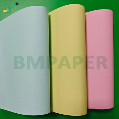 75gsm 80gsm Beyaz Pembe Yeşil Sarı Şeffaf Görüntü NCR Kağıt Ruloları
