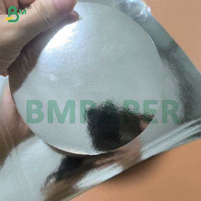 Gümüş Folyo Ayna Karton Kağıt Tek Taraflı Metalik Kağıt Levhalar