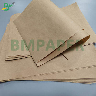 75gsm 80gsm Çimento Torbaları İçin Kahverengi Kraft Kağıt 65 x 100cm Esneyebilir
