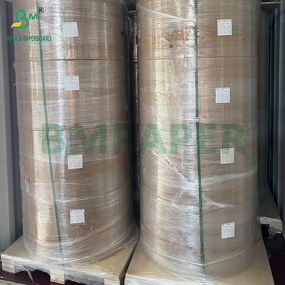 80GSM 90GSM Üst kaplamalı doğrudan termal kağıt kasaya kayıtlı rulolar 490MM