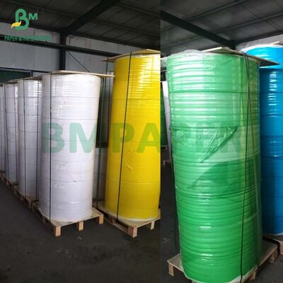 80gsm Beyaz CB ve 56gsm Sarı CF Karbonsuz NCR Kağıt 22”x 34”