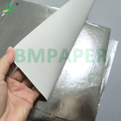 Bira Şişesi Etiketi Temel Kağıt Bir Yan Gümüş & Altın Bir Yan Beyaz