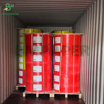 58gsm 65gsm NCR Karbonsuz Kağıt JUMBO Rulo Mavi Görüntü Fiş Kitabı İçin