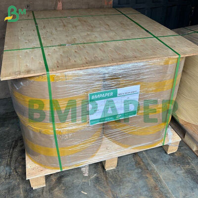 Su geçirmez PE kaplı Kraft Kağıdı Beyaz Sıcaklık Kapalı Gıda Sınıfı