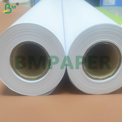 20lb 2 inç 3 inç çekirdek boyutu CAD Plotter Kağıt rulosu 610mm*46m