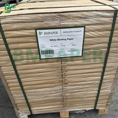 0.6mm 0.7mm Absorbent Cup Coasters Board. Beyaz Pulpboard Blotting Paper 16.5 "x 24.4" sayfalar.