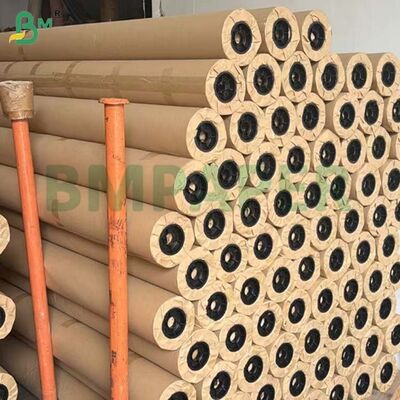 80g 70g Delikli kahverengi kraft kağıt 72 inç 90 inç x 100 m rulolar