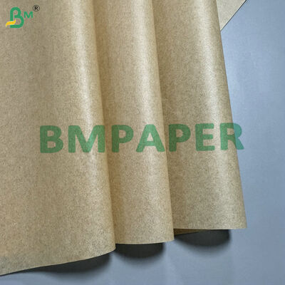 12 "x100ft Yağlı Ağartılmamış 30gsm 40gsm Parşömen Kağıdı Yapışmaz Silikon Pişirme Rulosu