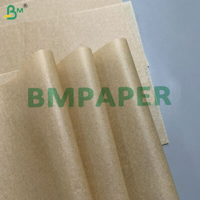 12 "x100ft Yağlı Ağartılmamış 30gsm 40gsm Parşömen Kağıdı Yapışmaz Silikon Pişirme Rulosu