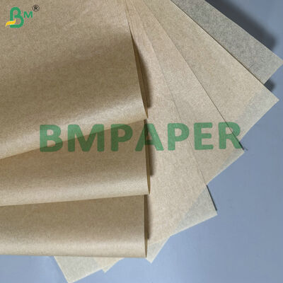 12 "x100ft Yağlı Ağartılmamış 30gsm 40gsm Parşömen Kağıdı Yapışmaz Silikon Pişirme Rulosu