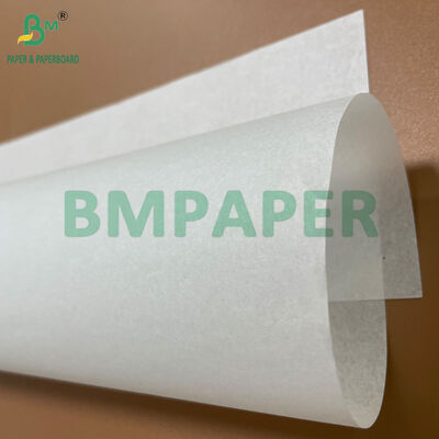 İyi Yumuşaklık 40GSM Jumbo Roll Greaseproof Kağıt Sandviç Sarma için Beyaz