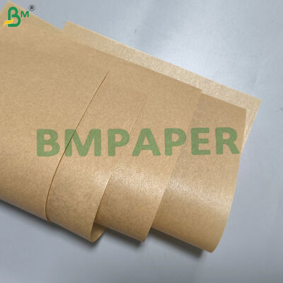 Ağartılmamış ve Ağartılmış Silikon Kurabiye Kağıdı Astar Kağıdı 40gsm 45cm Rulo