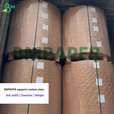80gm Yüksek Beyazlık Kopya Kağıdı Jumbo Rolls 1055mm 914mm, Parlaklık 102%-106%