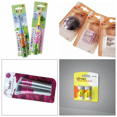 Farmasötik ve kozmetik ambalajları için 325gm Tamper Proof Blister Packaging Cardboard