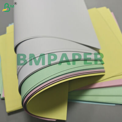 80gm NCR CFB Sarı Pembe Dijital Baskı için Karbonsuz Kağıt 216 x 279mm