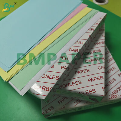 80gm NCR CFB Sarı Pembe Dijital Baskı için Karbonsuz Kağıt 216 x 279mm