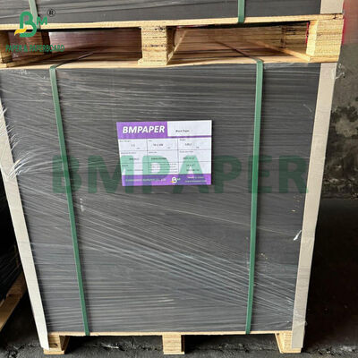 1000gr 1200gr 1400gr Sert ambalaj kutuları için 93cm X 130cm tam siyah karton