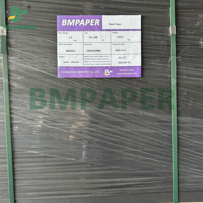 1000gr 1200gr 1400gr Sert ambalaj kutuları için 93cm X 130cm tam siyah karton