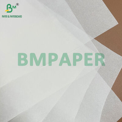 Gıda Sınıfı Beyaz Hamburger Paketleme Kağıdı Yağ Önleyici Jumbo Rulolar Kit 4 Kit 5