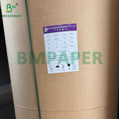 Gıda Sınıfı Beyaz Hamburger Paketleme Kağıdı Yağ Önleyici Jumbo Rulolar Kit 4 Kit 5