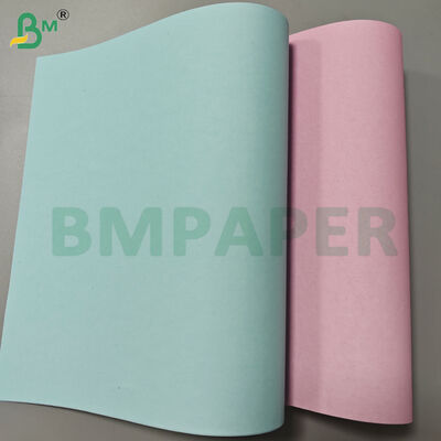 White Top Yellow Middle Pink Bottom Three Layer NCR Paper Sheets