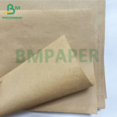 Gıda Paketleri Geri Dönüştürülebilir Güçlü 40 50 GSM Doğal Kraft Kağıdı