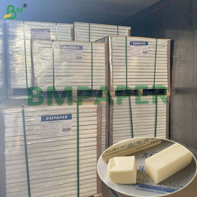 40gm 45gm yağ geçirmez kağıt tereyağı sarmak için yapışkan olmayan 12' x 12'